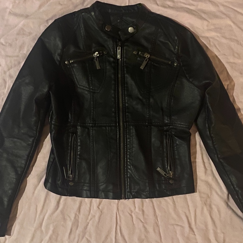 Jou Jou Girls Leather jacket